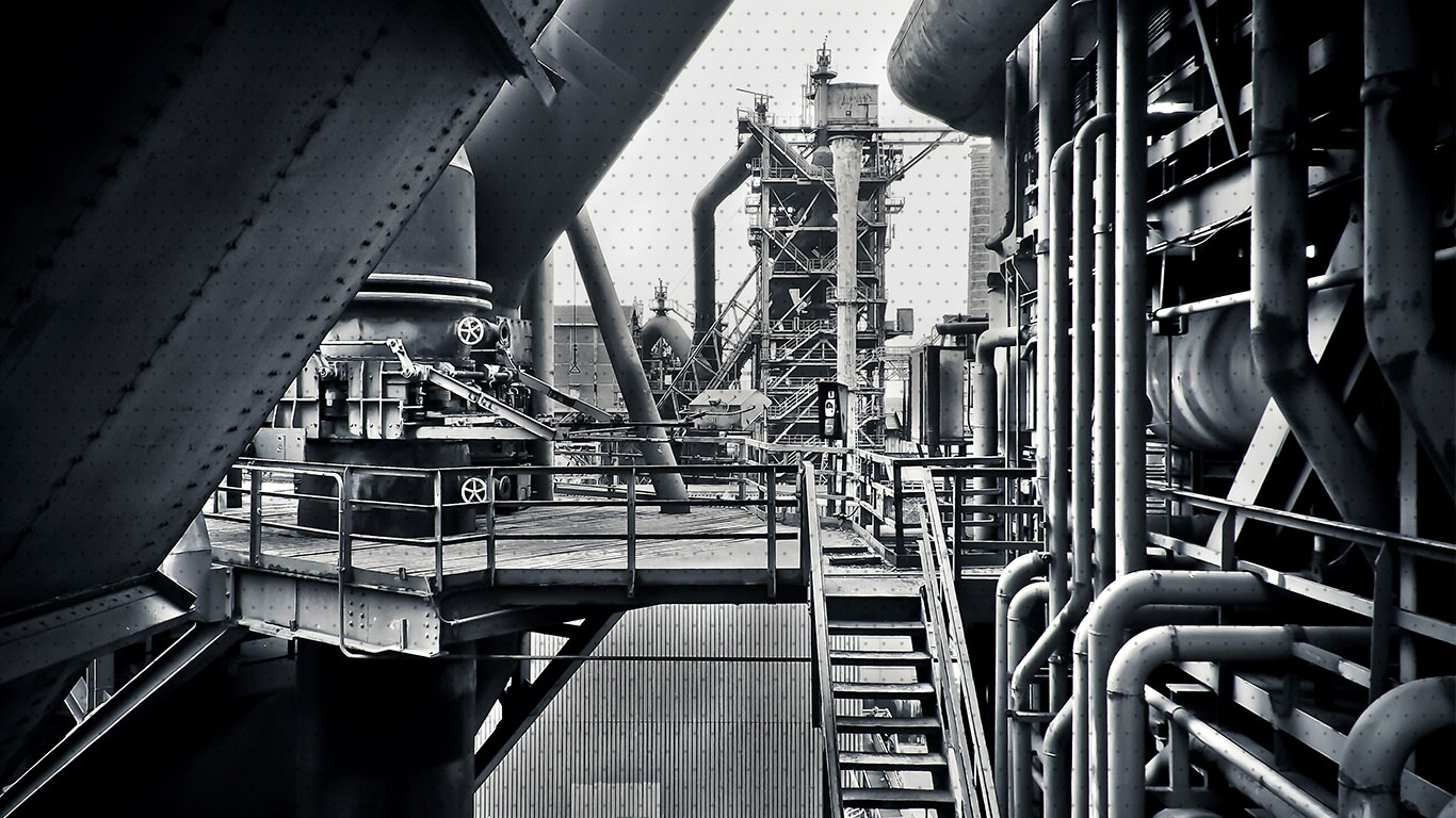 Industria a blanco y negro